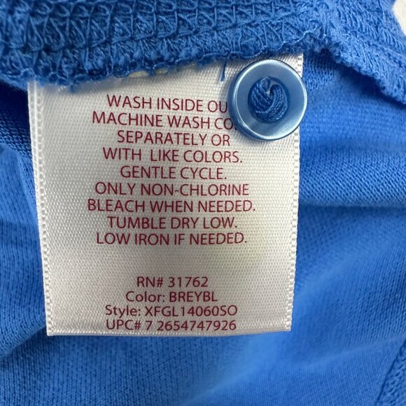 Faded Glory Womens Blue Polo Shirt Size XL - Picture 4 of 5